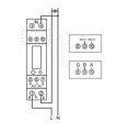 Jednofázový digitálny elektromer SDM120-MODBUS MID