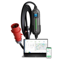 Prenosná nabíjačka E-PRO (3v1) Typ 2 - Schuko / CEE 5pinová / Typ 2 | 16A | 3fázová | 11 kW | WiFi | Aplikácia | 5m