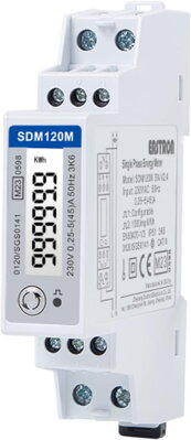 Jednofázový digitálny elektromer SDM120-MODBUS MID