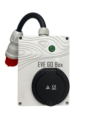 Prenosný wallbox / adaptér EVE GO Box typ 2 32A 22kW