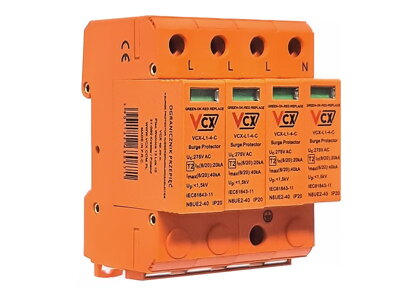 Prepätová ochrana VCX L1-4-C AC trieda T2 (C) 4P 20kA Professional