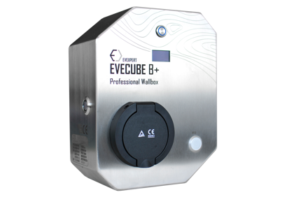 EVECUBE B+ 22kW AC charging station (offline + display + PV surplus + RFID)